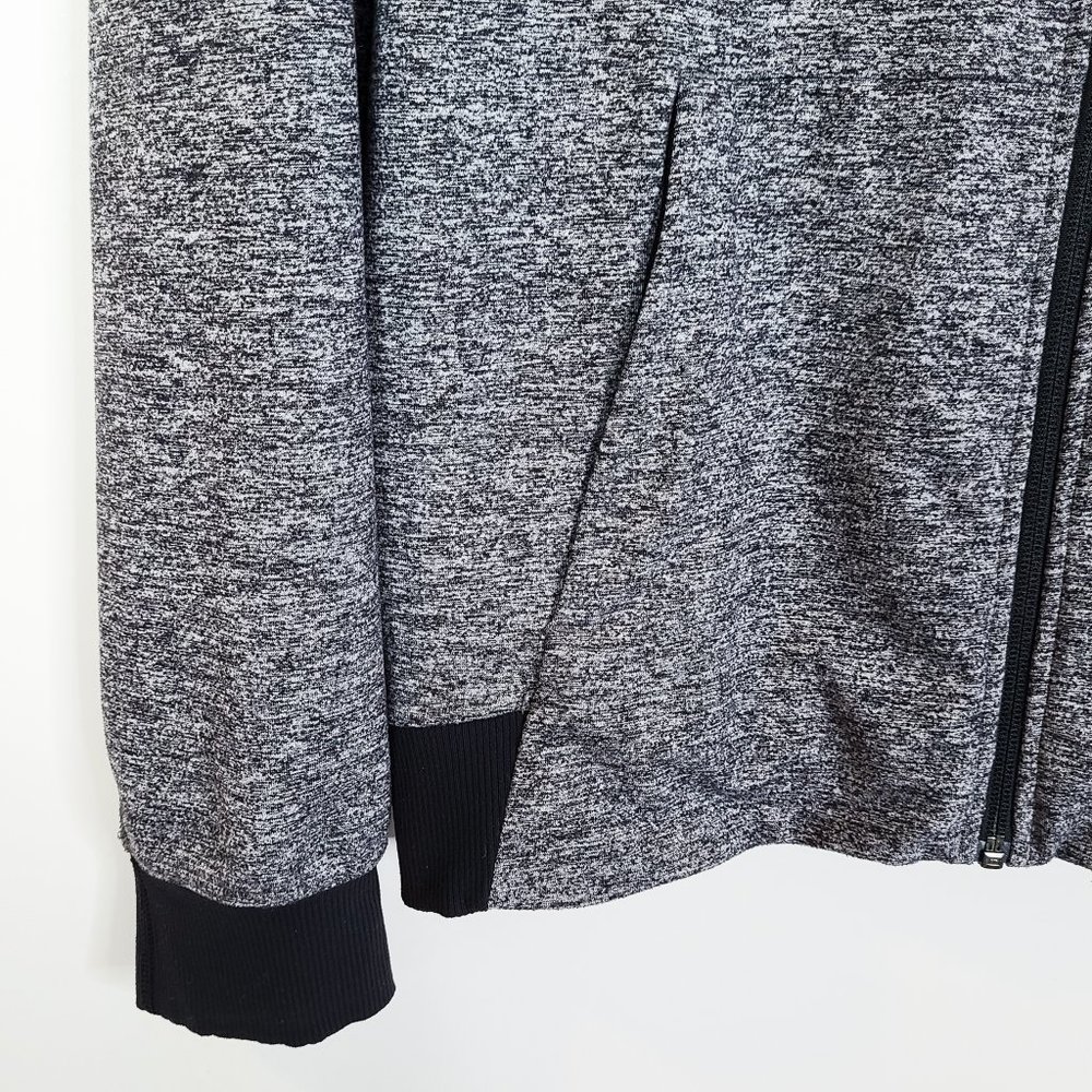 LULULEMON Men's Prepost Jacket Full Zip Athletic Size Small Gray Black - Picture 7 of 11